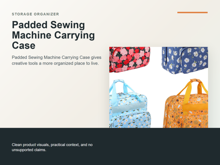 Padded Sewing Machine Carrying Case Hero ecommerce image