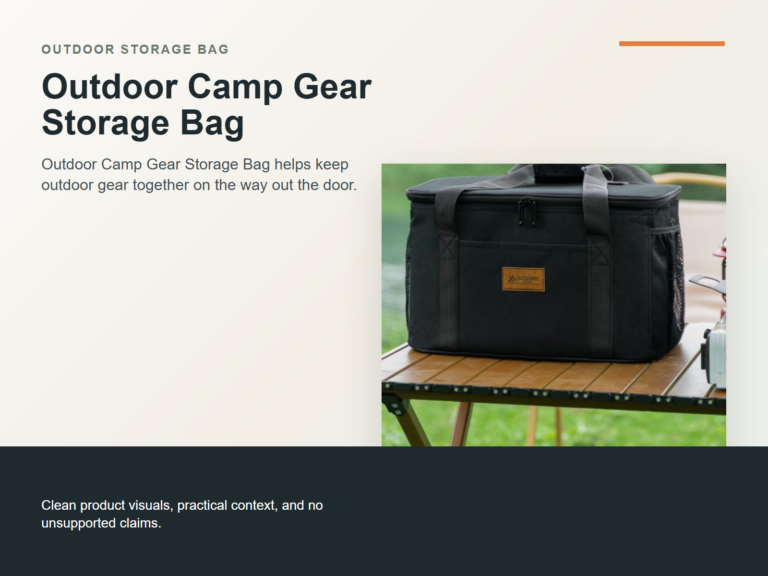 Outdoor Camp Gear Storage Bag Hero ecommerce image