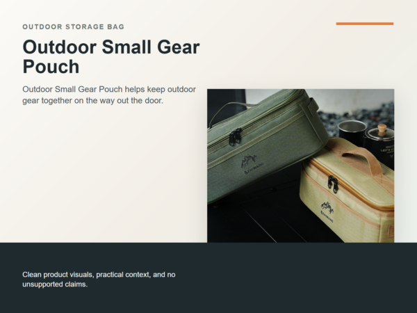 Outdoor Small Gear Pouch Hero ecommerce image