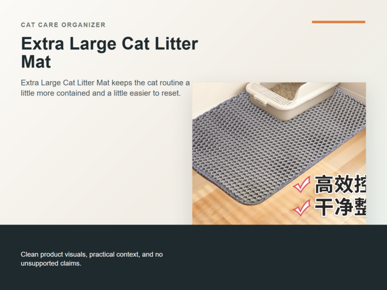 Extra Large Cat Litter Mat Hero ecommerce image