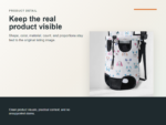 Breathable Small Pet Backpack Carrier Detail ecommerce image