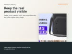 Hard Shell Baseball Cap Travel Case Detail ecommerce image