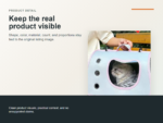 Soft Small Pet Carrier Sling Detail ecommerce image