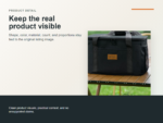 Outdoor Camp Gear Storage Bag Detail ecommerce image