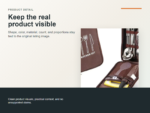 Camping BBQ Tool Storage Bag Detail ecommerce image