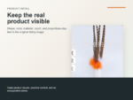 Premium Feather Cat Teaser Wand Detail ecommerce image
