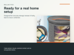 Felt Round Storage / Gift Box Lifestyle ecommerce image