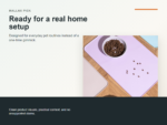 Silicone Pet Feeding Mat Lifestyle ecommerce image