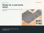 Extra Large Cat Litter Mat Lifestyle ecommerce image