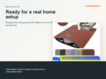 Honeycomb Cat Litter Control Mat Lifestyle ecommerce image