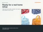 Padded Sewing Machine Carrying Case Lifestyle ecommerce image