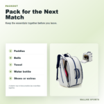 Pickleball backpack detail image showing shoe pocket and zippers