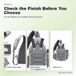 Pickleball paddle bag feature image with storage and shoulder strap
