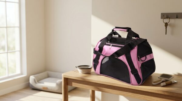 Small Pet Foldable Travel Pouch Hero ecommerce image