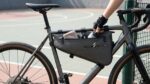 Large Waterproof Bike Top Tube Bag Lifestyle ecommerce image