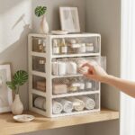 Clear Desktop Drawer Organizer Lifestyle ecommerce image